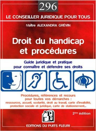 Couverture d’ouvrage : Droit du handicap et procédures : Guide juridique et pratique